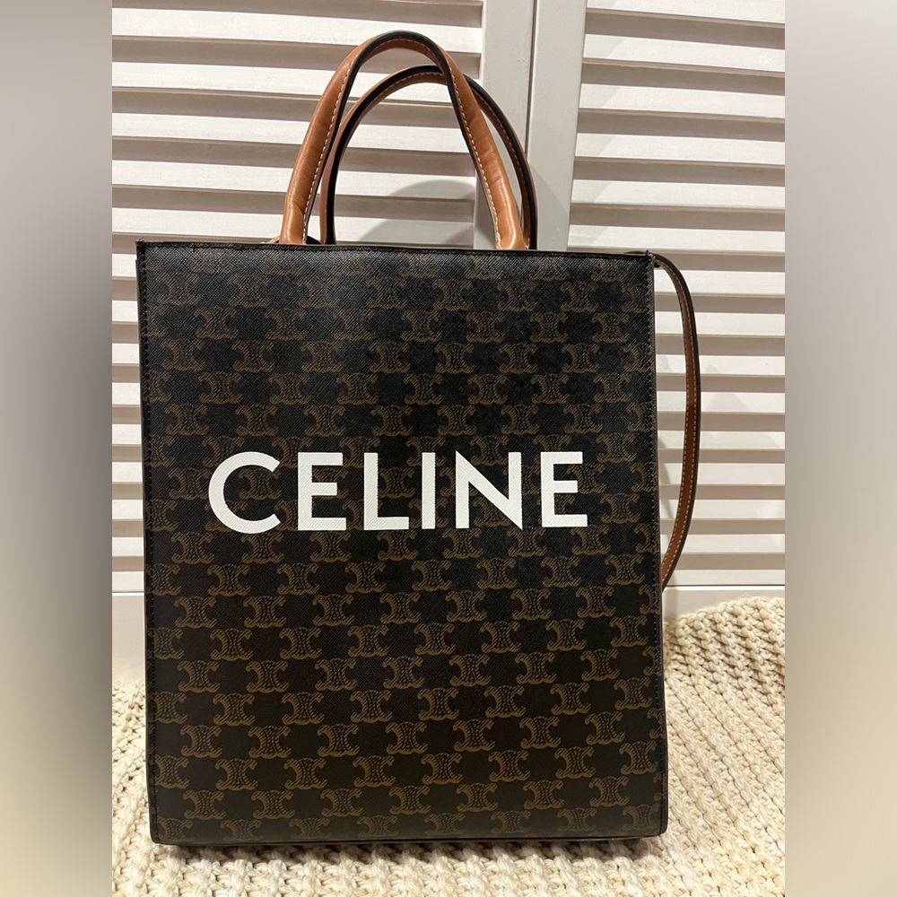 Celine Vertical Cabas Tote